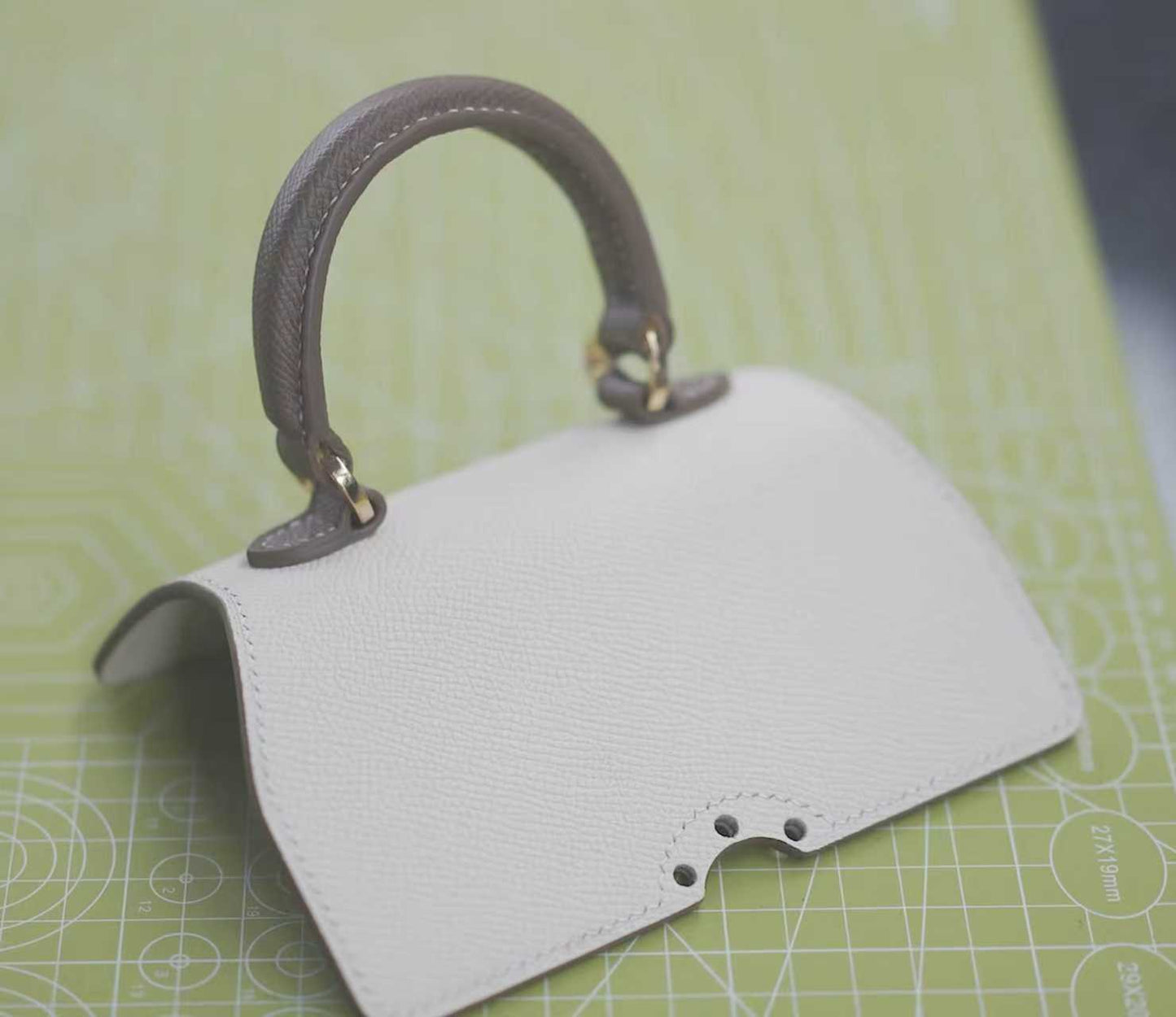 Leather Sewing Pattern: Rejane Inspired Bag (DIY PDF Pattern) DWIPDFZS181