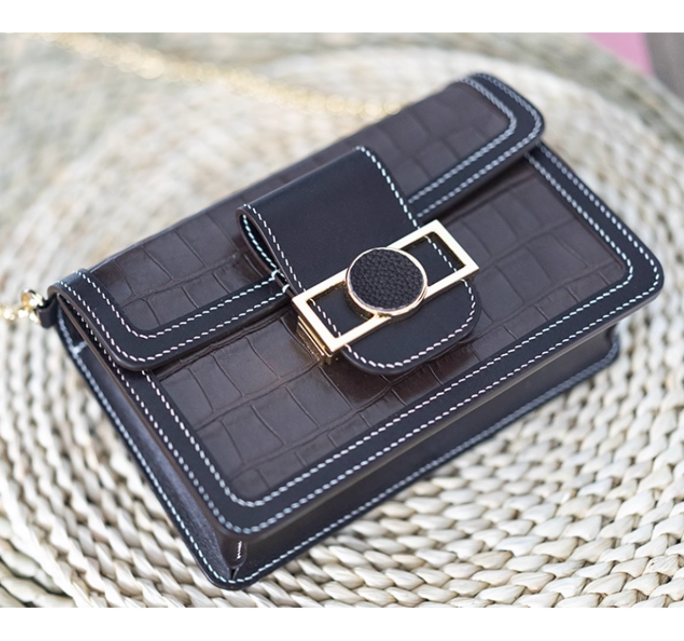 Leather Sewing Pattern: Crossbody Bag (DIY PDF Pattern) DWIPDFZS054