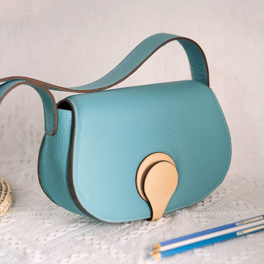 Leather Sewing Pattern: Saddle Bag (DIY PDF Pattern) DWIPDFZS091