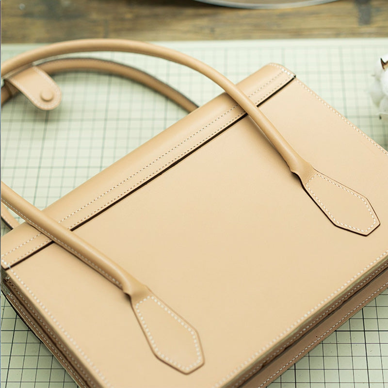 Leather Sewing Pattern: Structured Bag (DIY PDF Pattern) DWIPDFZS123