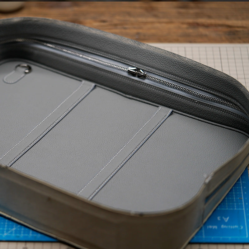 Leather Sewing Pattern: Briefcase (DIY PDF Pattern) DWIPDFZS146