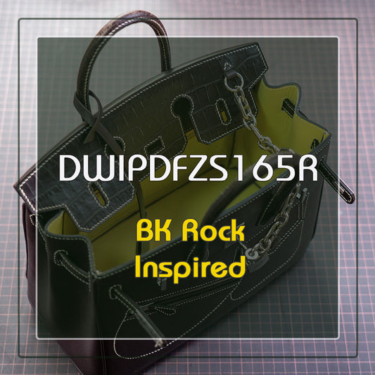 Leather Sewing Pattern: BK Rock Inspired Bag (DIY PDF Pattern) DWIPDFZS165R