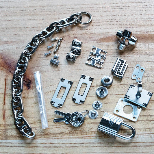 Leather Bag Hardware: For BK Rock Inspired Bag DWIPDFZS165R